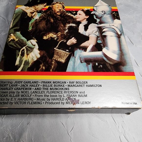 Wizard of Oz First Release 1966 VHS MGM UA Big Box Book Rare Collectible - Picture 3 of 7